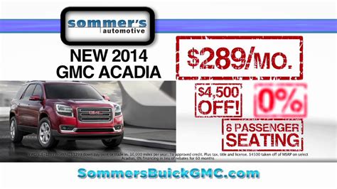 Sommer's GMC Specials Mequon, Milwaukee WI - YouTube