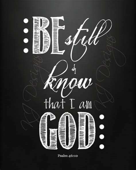 Psalm 46:10 scripture art digital art wall by katiejenkinsdesigns