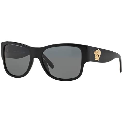 Versace 0VE427 Medusa Sunglasses Black | Mainline Menswear