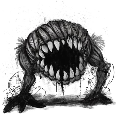 Scary Drawings Of Monsters