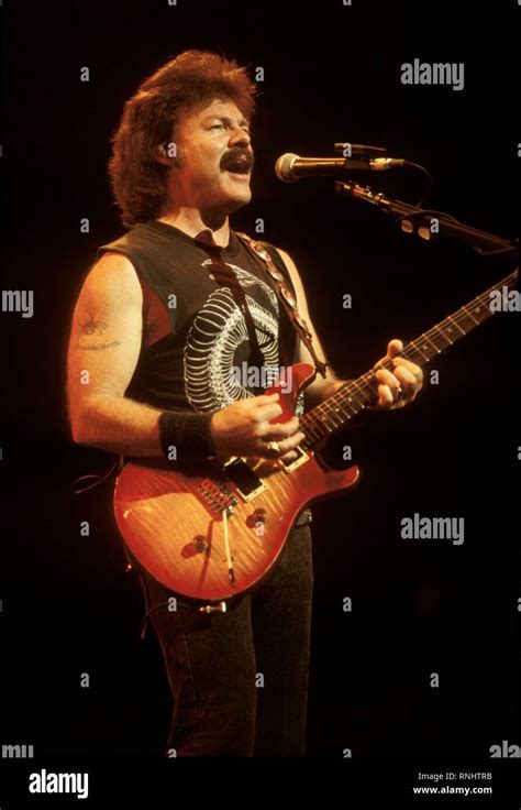 Doobie Brothers guitarist Tom Johnston is shown performing during a ...