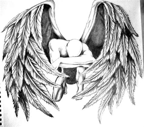 Fallen angel tattoo, Angel tattoo men, Angel tattoo designs