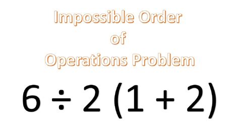 Easy Order Of Operations Problems