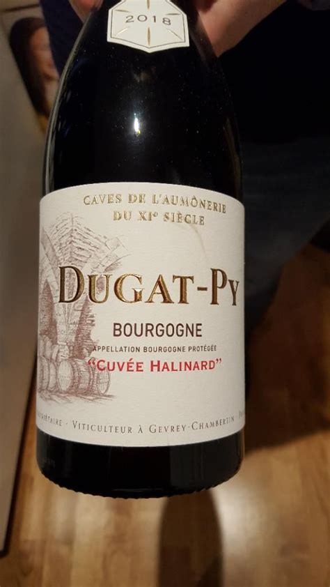 2018 Bernard Dugat-Py Bourgogne Cuvée Halinard, France, Burgundy ...