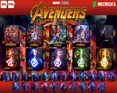 Avengers: Infinity War (2018) Icon Pack by ONCEMochta on DeviantArt