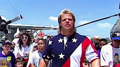 Lex Luger slams Yokozuna: July 4, 1993 | Lex luger, Uss intrepid, Body slam