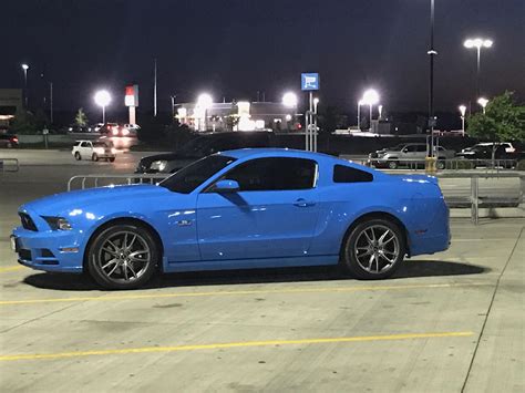 iPotato pic of my new baby - 2014 Grabber Blue GT : Mustang