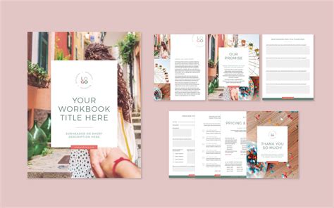 Workbook Design Template in 2020 | Workbook design, Design template ...