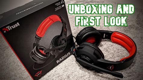 Trust GXT 310 Radius Gaming Headset | UNBOXING and FIRST LOOK - YouTube