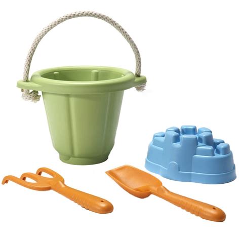 Green Toys Beach Bucket and Spade Play Set | Recycled Plastic