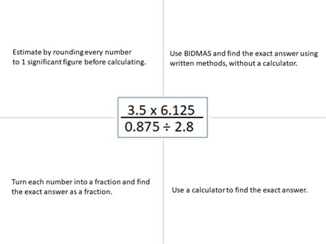 Estimation, BIDMAS, Fractions, Calculator use – SSDD Problems