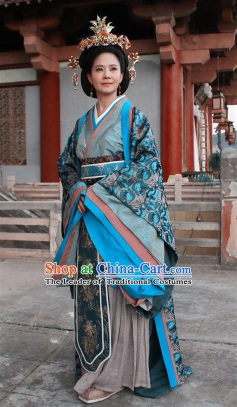 Chinese Han Dynasty Empress Costume Dresses Clothing Clothes Garment ...