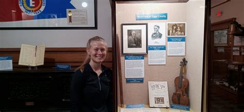 Our intern,... - Gage County Historical Society & Museum