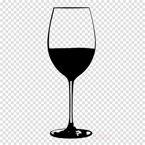 Wine Clip Art Black And White