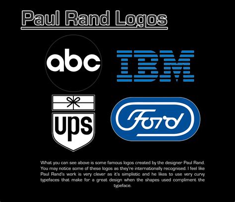 Paul Rand logos page | Paul rand logos, Famous logos, Logos