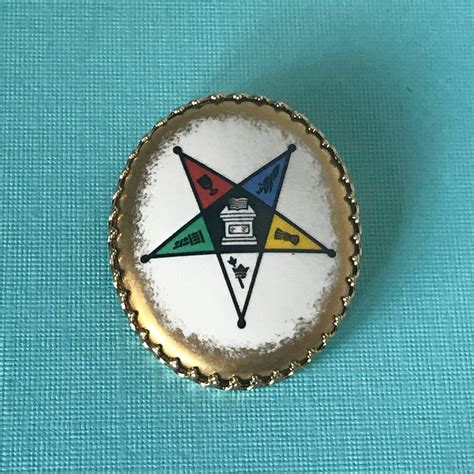 Vintage Order of the Eastern Star Pin OES Pin Masonic Pin | Etsy