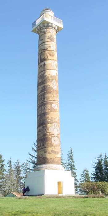 Astoria Column in Astoria, Oregon on the Lewis and Clark Trail