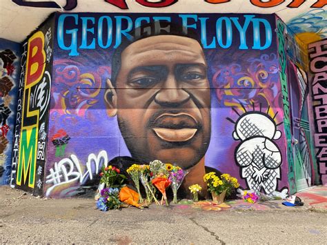 Artists Paint George Floyd Memorial on Riverwest-Harambee Border » Urban Milwaukee