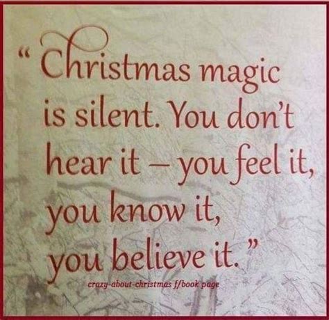 Christmas Magic Is Silent christmas christmas quotes christmas pics ...