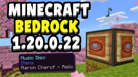 NEW 1.20 MUSIC DISC & CAMERAS ADDED! Minecraft Bedrock 1.20.0.22 Beta! - YouTube