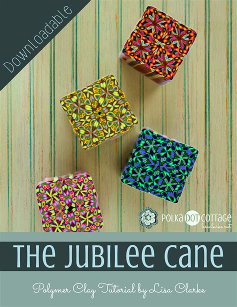 The Jubilee Cane Polymer Clay Tutorial ⋆ Polka Dot Cottage