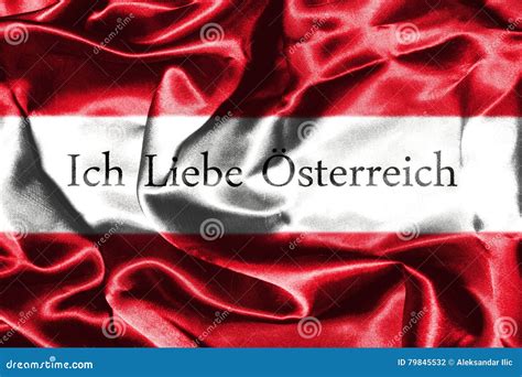 Austrian National Flag stock illustration. Illustration of color - 79845532