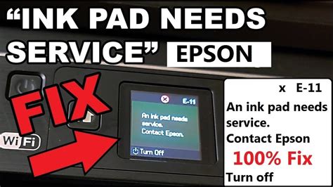 Epson L455, l485, L4160 5190 ink pad needs service | Epson L455 l485 L4160 L5190 error e-11 # ...