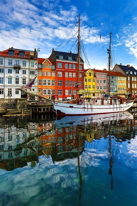 Colorful Pier | Village scenery, Denmark, Copenhagen denmark