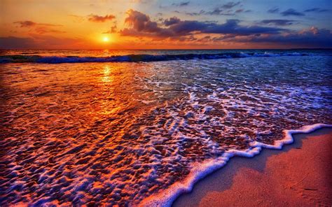 Sea Waves OnBeach Wallpaper,HD Nature Wallpapers,4k Wallpapers,Images,Backgrounds,Photos and ...