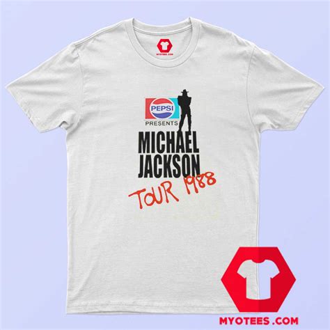 Michael Jackson BAD Pepsi 1988 T-Shirt On Sale | myotees.com