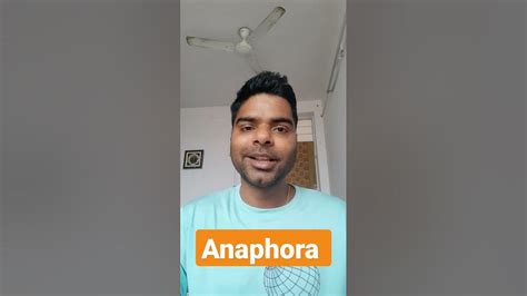 Anaphora figure of speech - YouTube