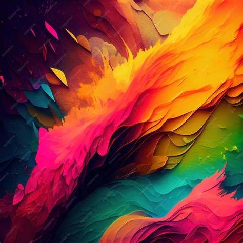 Premium Photo | Colorful abstract background generative ai