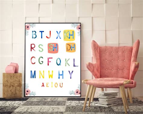 Somali Alphabet Print, Somali Language Wall Art, Somalia Living Room ...