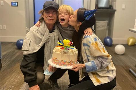 Mick Jagger and Girlfriend Melanie Hamrick Celebrate Son Deveraux's 6th ...