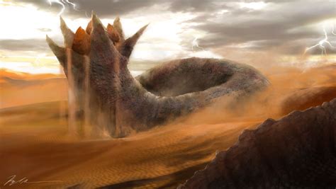 ArtStation - Dune worm, Kyle Pearson | Dune art, Dune book, Dune