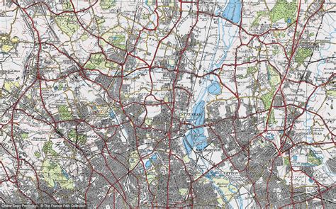 Historic Ordnance Survey Map of Tottenham, 1920