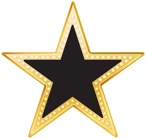 Blackstar Clip art - Gold and Black Star PNG Transparent Clip Art Image ...