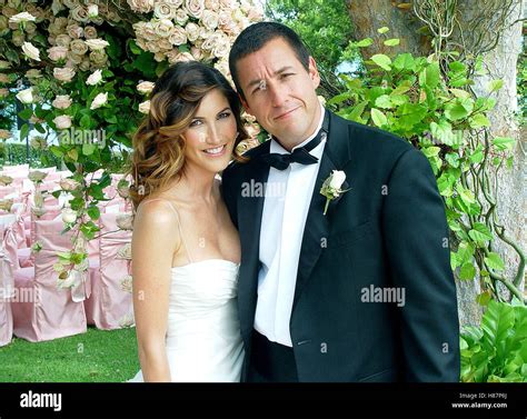 JACKIE TITONE & ADAM SANDLER ADAM SANDLER WEDDING MALIBU CALIFORNIA USA ...