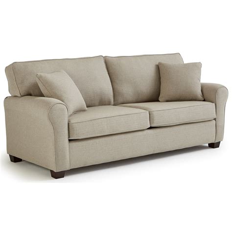 Best Home Furnishings Shannon Queen Sofa Sleeper with Memory Foam Mattress | Howell Furniture ...