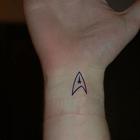 Stylish Star Trek Shoulder Tattoo