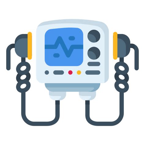 Defibrillator medical device - Healthcare & Medical Icons