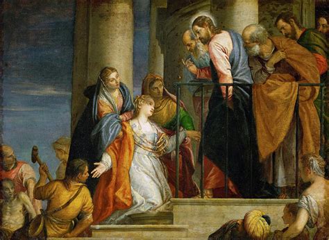 Jesus Healing the Woman with the Issue of Blood Painting by Paolo Veronese - Fine Art America