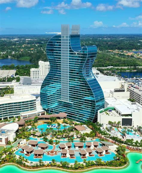 The guitar shaped Seminole Hard Rock Hotel & Casino, Florida. : r ...