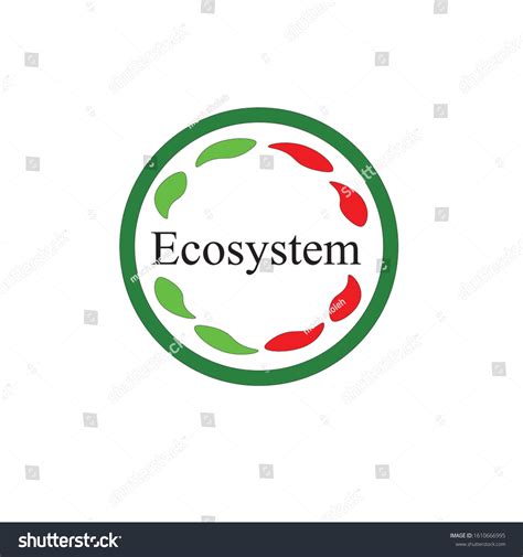 Ecosystem Vector Logo Template Concept Illustration Stock Vector (Royalty Free) 1610666995 ...