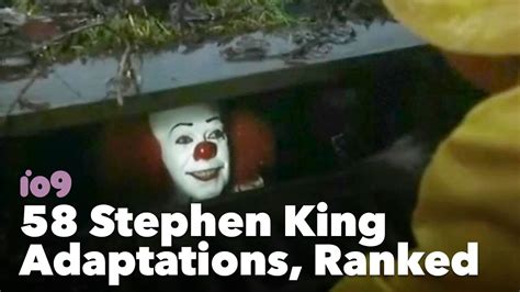 58 Stephen King Adaptations, Ranked - YouTube