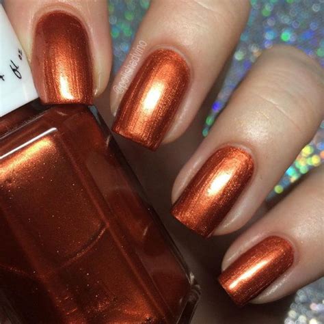 To Burn Bright Orange Nail Polish Burnt Orange Nail Polish | Etsy | Orange nail polish, Copper ...