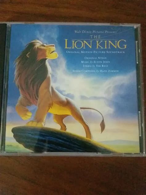 THE LION KING [Original Motion Picture Soundtrack] by Hans Zimmer (Composer)... $0.99 - PicClick