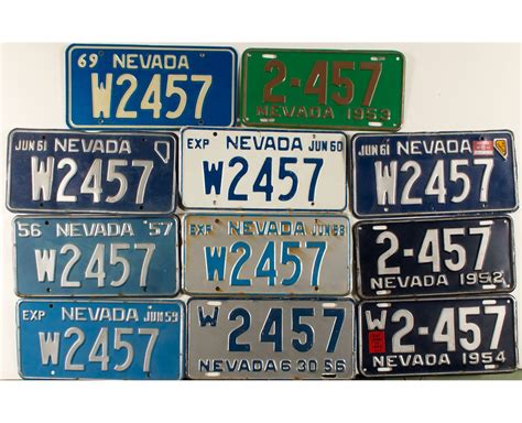 Nevada License Plates