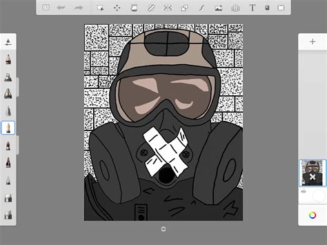 Some mute fan art I made : r/Rainbow6