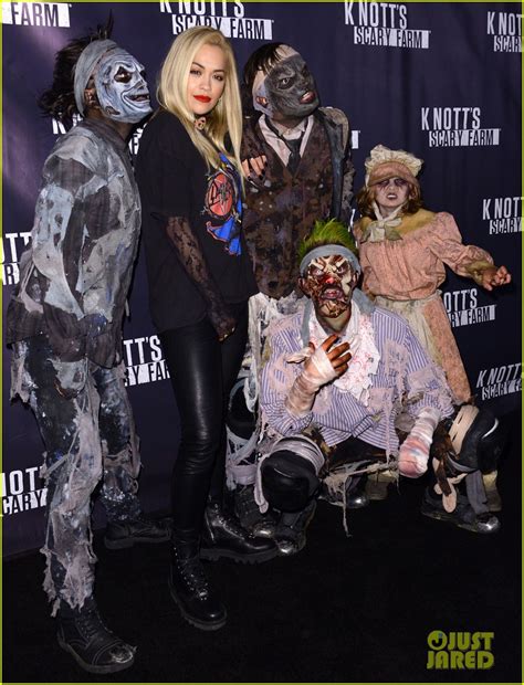 Rita Ora & Travis Barker Head To Knott's Scary Farm After Relationship ...